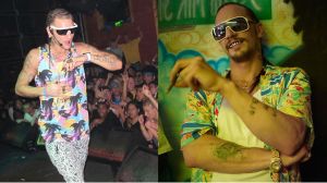 Riff Raff on the left, Franco to the right